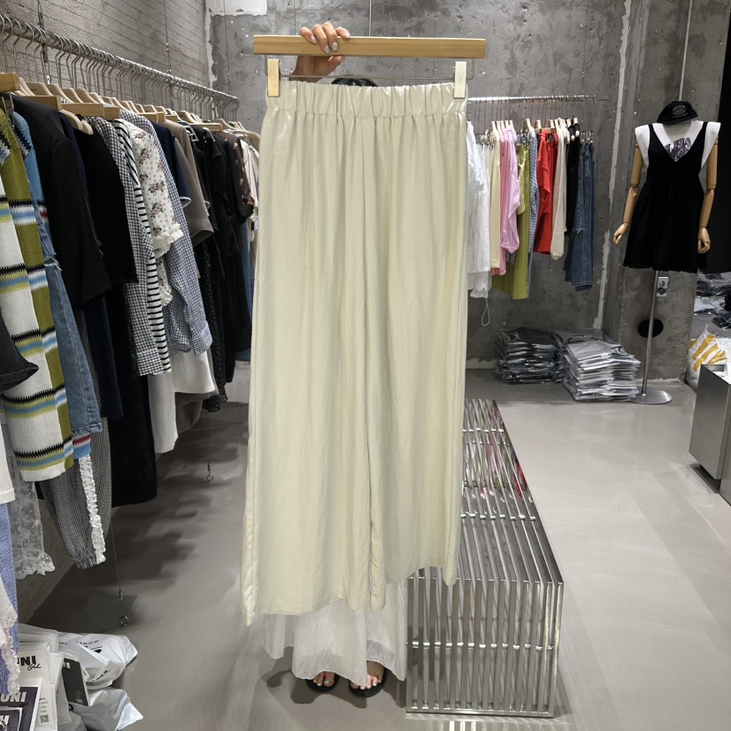 JUNI韓國直郵㊣女裝新款25春夏時尚休閑真品職業推薦休閑褲my juni休閑褲