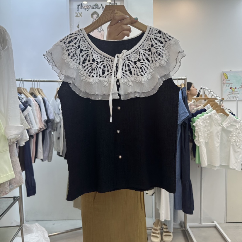 ABLESTUDIO東大門㊣直郵女士新品人氣25春夏時尚職業吊帶背心ABLE STUDIO吊帶/背心圖色2