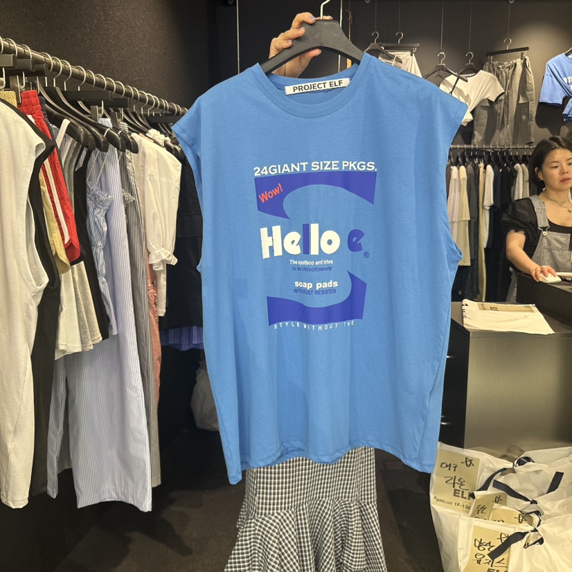 ELF-L東大門㊣代購女裝新品人氣25春夏推薦熱賣真品吊帶背心PROJECT ELF/ELF-L吊帶/背心圖色2