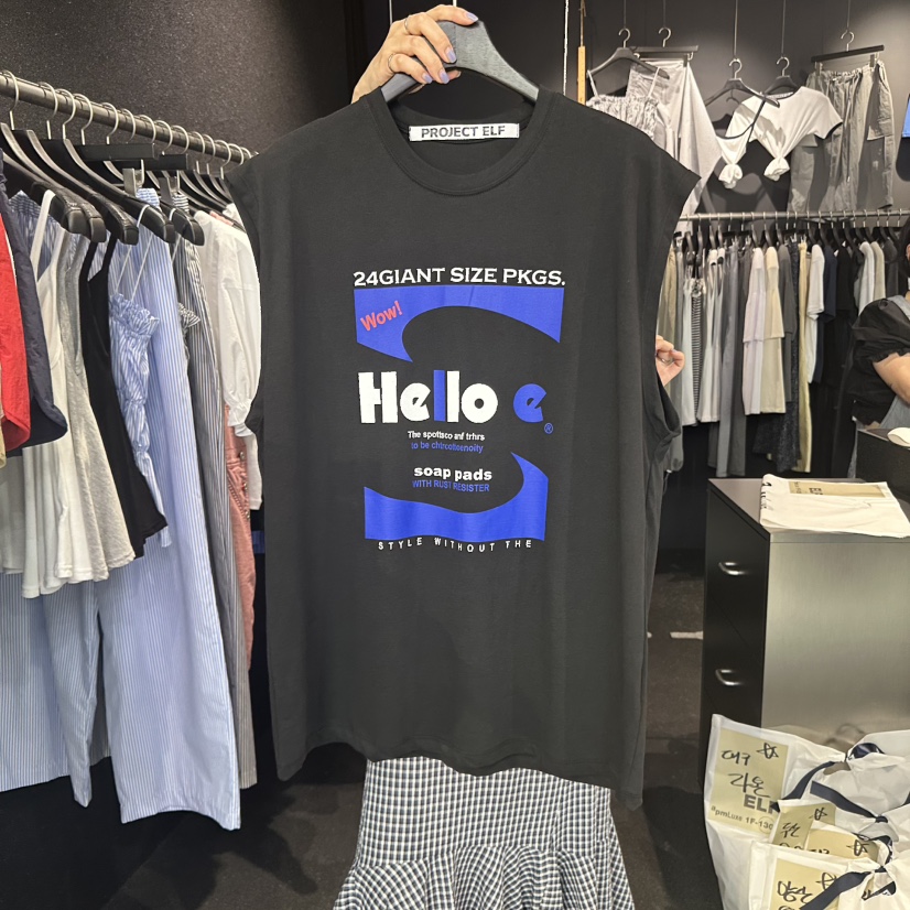 ELF-L東大門㊣代購女裝新品人氣25春夏推薦熱賣真品吊帶背心PROJECT ELF/ELF-L吊帶/背心圖色4