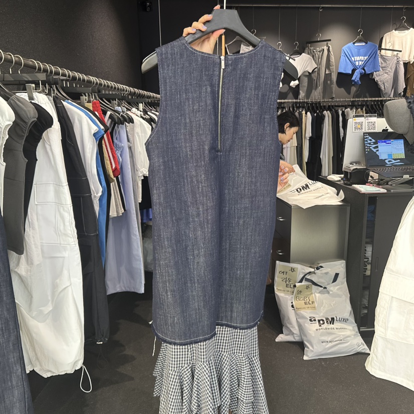 ELF-L東大門㊣實拍女士新品職業休閑時尚人氣真品25春夏連衣裙PROJECT ELF/ELF-L連衣裙