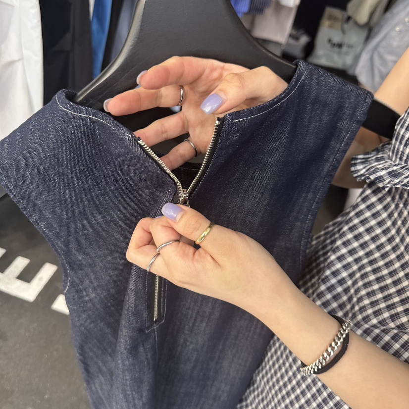 ELF-L東大門㊣實拍女士新品職業休閑時尚人氣真品25春夏連衣裙PROJECT ELF/ELF-L連衣裙