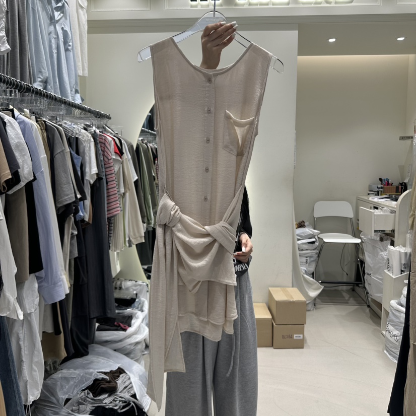 AT THE END東大門㊣代購女士新款熱賣時尚休閑推薦吊帶背心AT THE END吊帶/背心