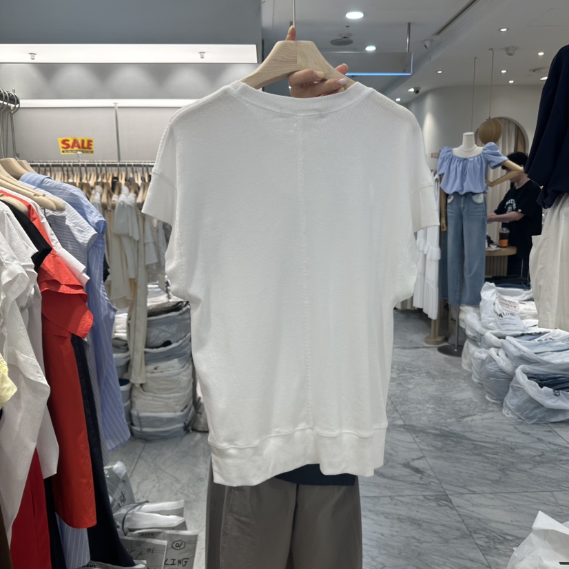 REVE-L東大門㊣實拍女士新品職業人氣真品時尚熱賣25春夏T恤REVE-LT恤