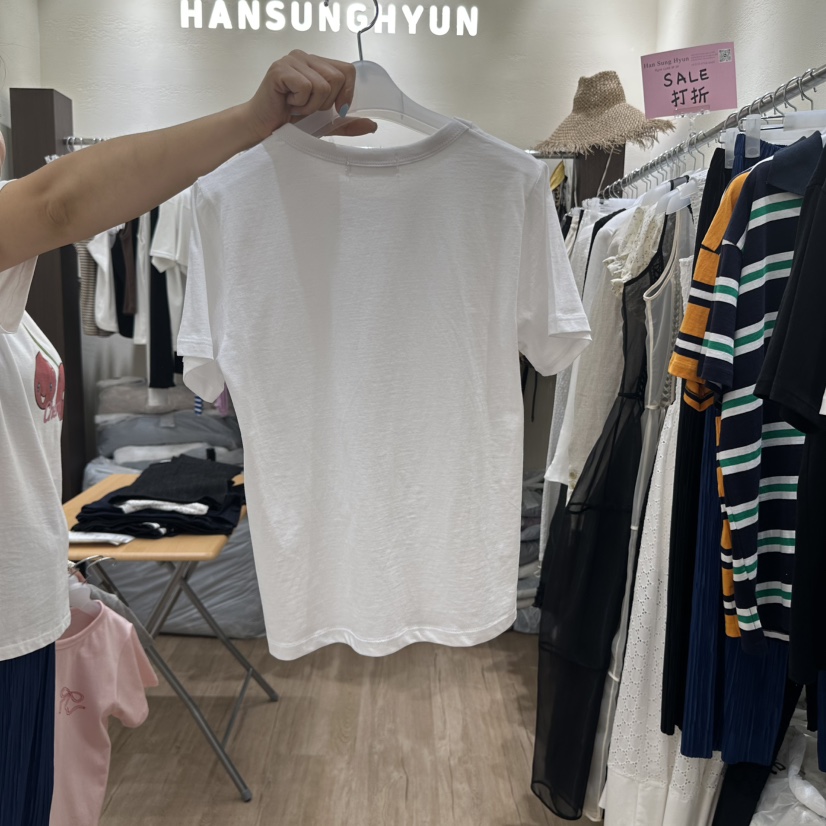 HANSUNGHYUN東大門㊣直郵女士新品職業真品休閑推薦人氣T恤HANSUNGHYUNT恤