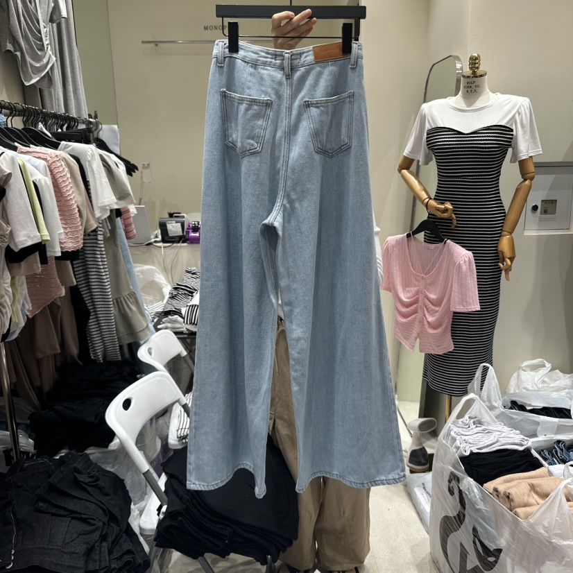 MONOPOLY韓國直郵㊣女裝新款職業熱賣人氣25春夏休閑牛仔褲uha牛仔褲