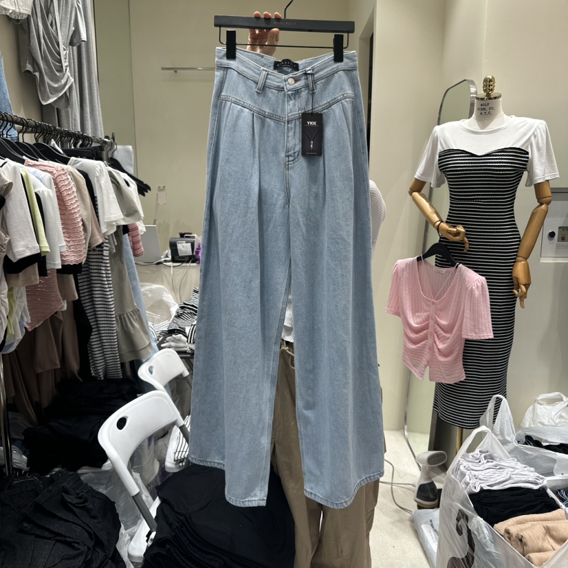 MONOPOLY韓國直郵㊣女裝新款職業熱賣人氣25春夏休閑牛仔褲uha牛仔褲