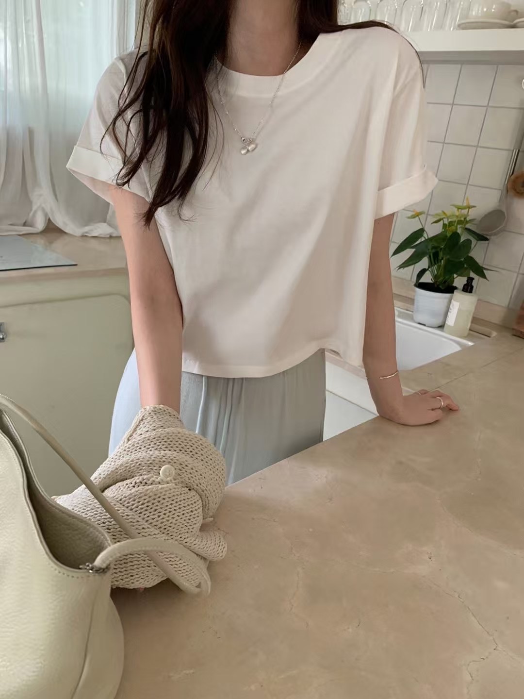 PYT-ot東大門㊣直郵女裝新品職業推薦休閑25春夏人氣時尚T恤pretty young thingT恤圖色2