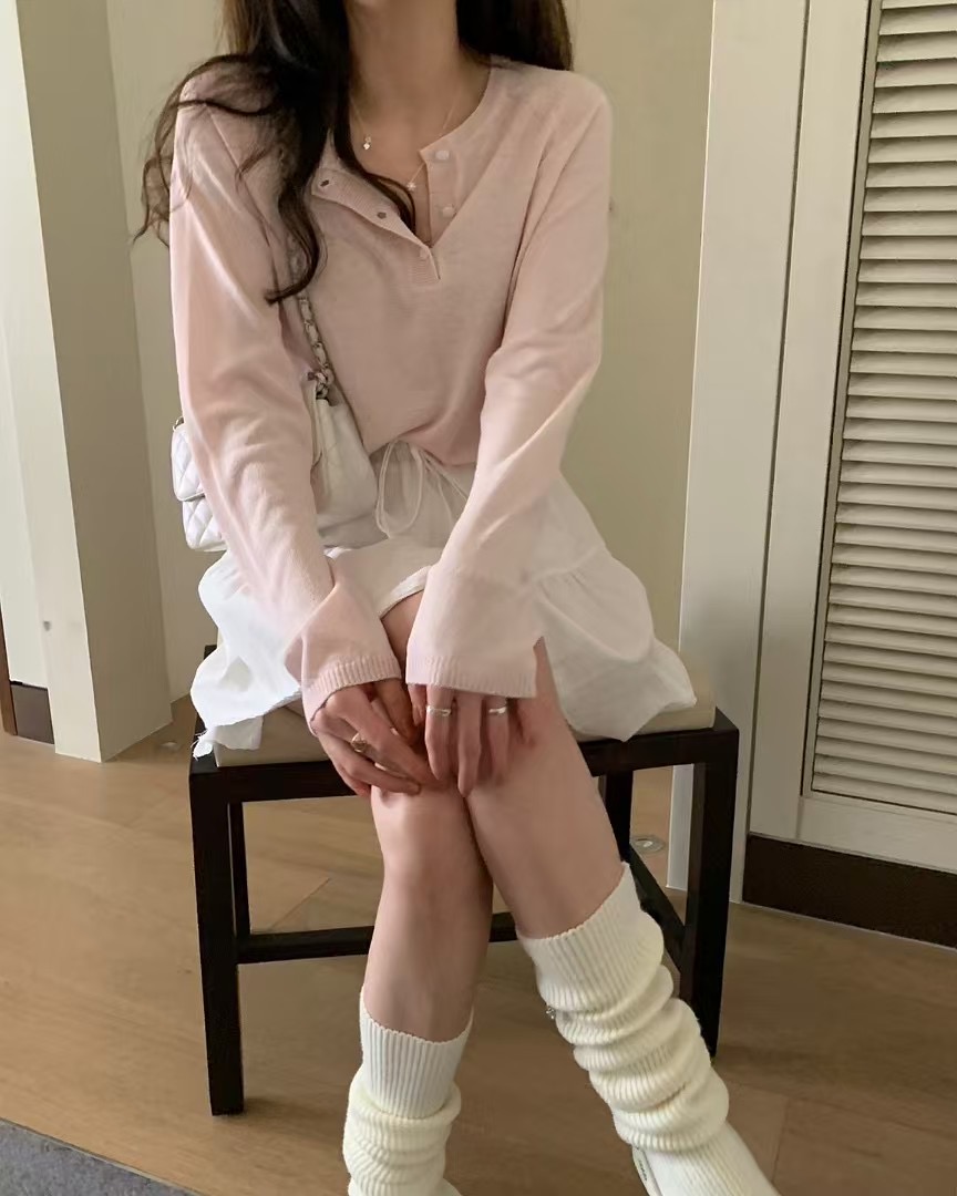 PYT-ot東大門㊣代購女士新款真品熱賣25春夏時尚職業針織衫pretty young thing針織衫圖色3