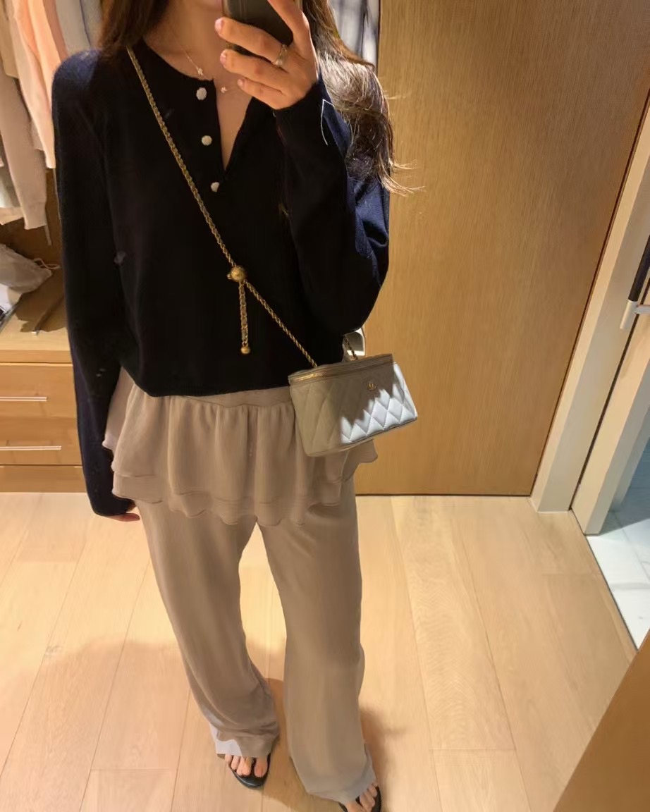 PYT-ot東大門㊣代購女士新款真品熱賣25春夏時尚職業針織衫pretty young thing針織衫圖色4