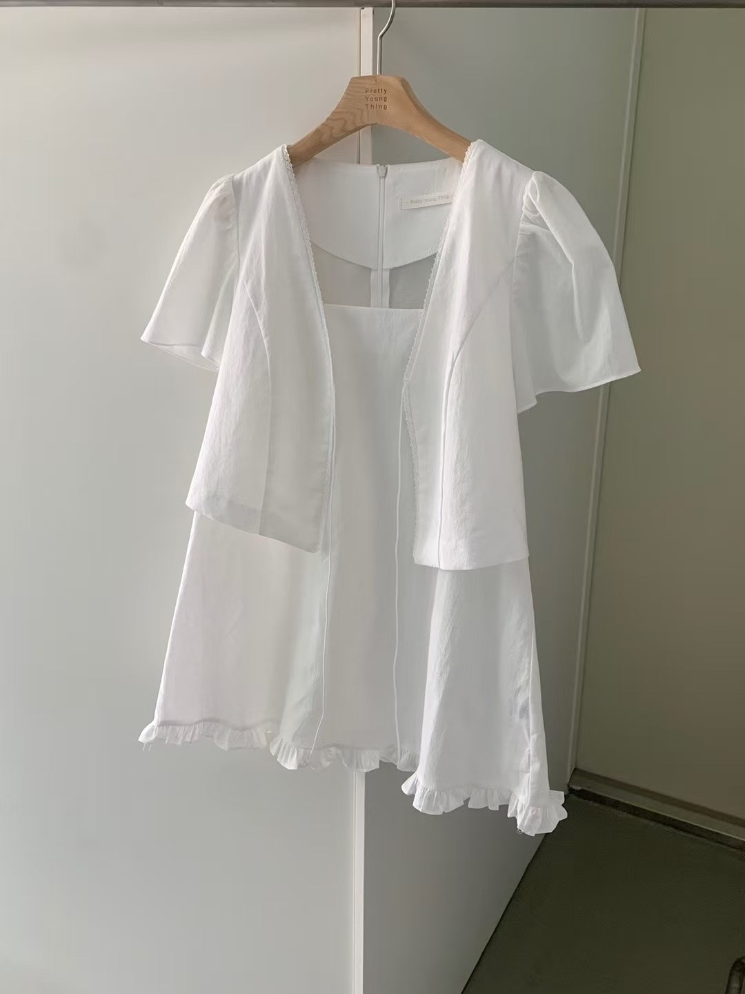 PYT-ot韓國直郵㊣女裝新款真品休閑熱賣推薦人氣25春夏套裝pretty young thing套裝圖色1