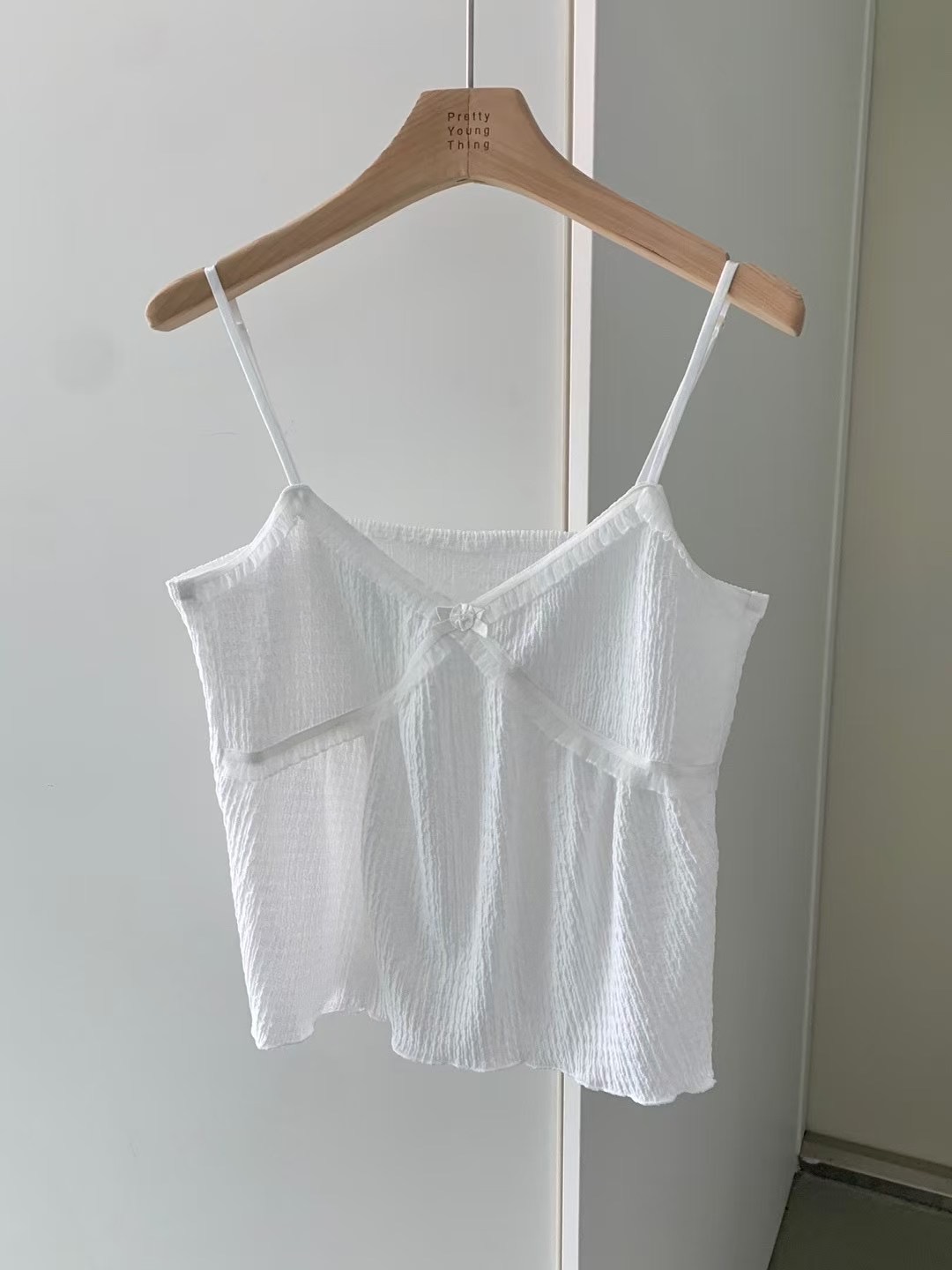 PYT-ot東大門㊣直郵女裝新品真品職業休閑25春夏熱賣吊帶背心pretty young thing吊帶/背心圖色1