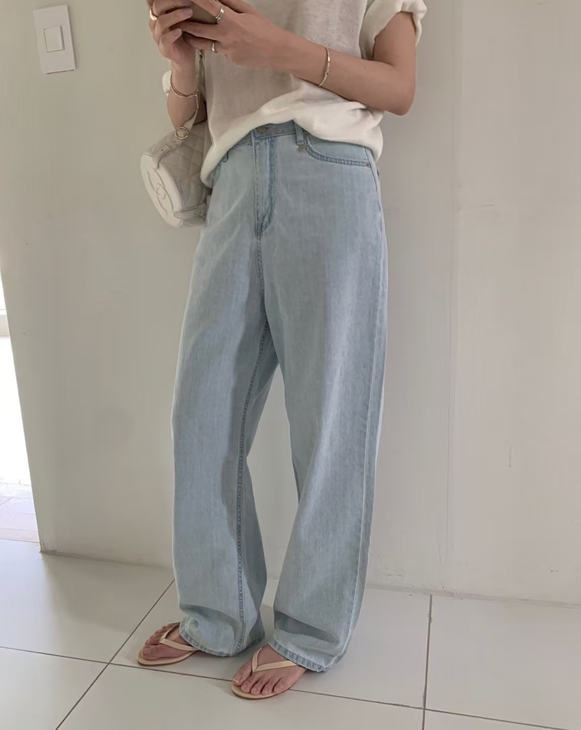 PYT-ot東大門㊣實拍女士新品休閑人氣職業時尚推薦熱賣牛仔褲pretty young thing牛仔褲