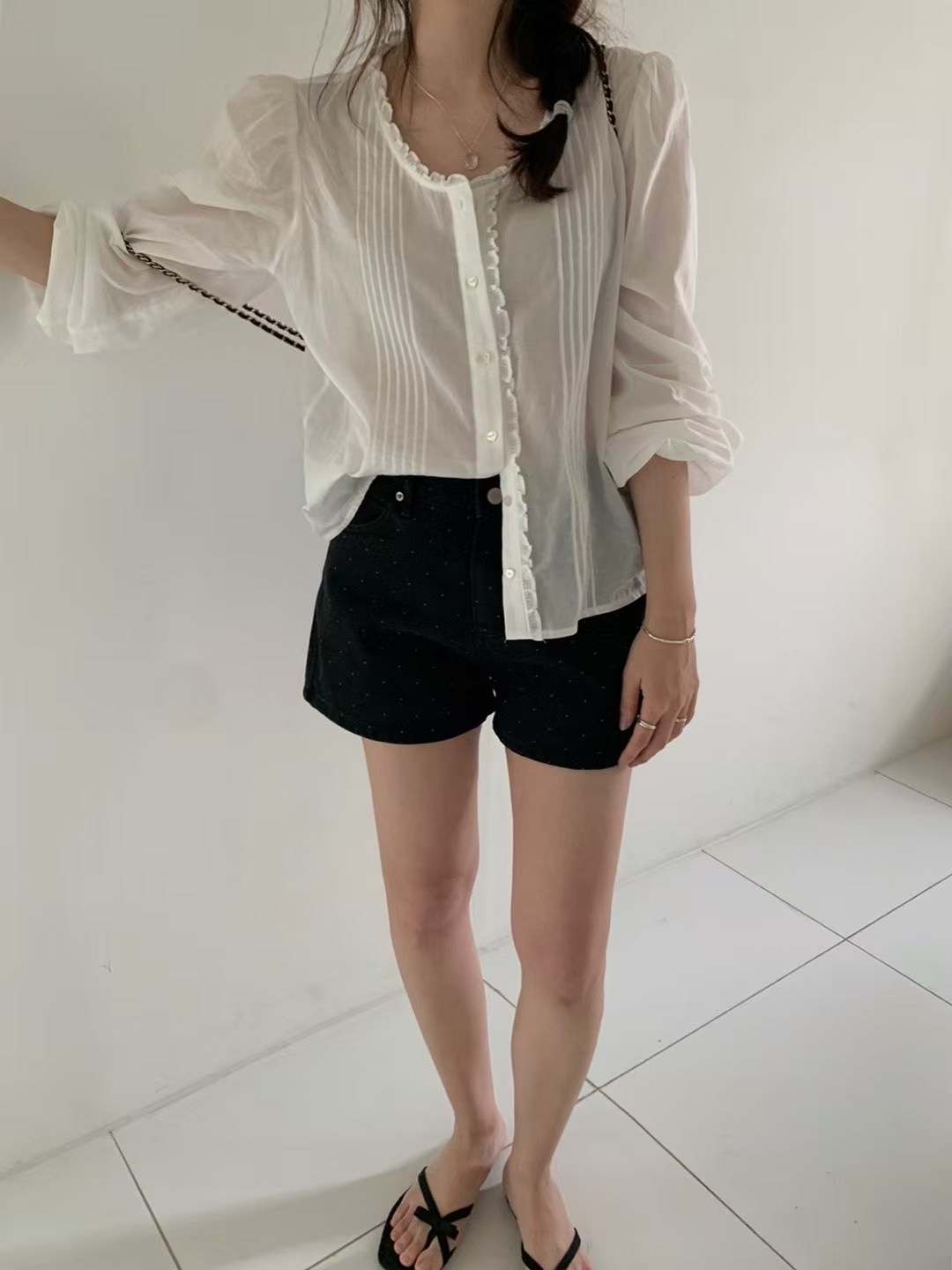 PYT-ot東大門㊣實拍女士新品熱賣人氣推薦時尚職業25春夏短褲pretty young thing短褲