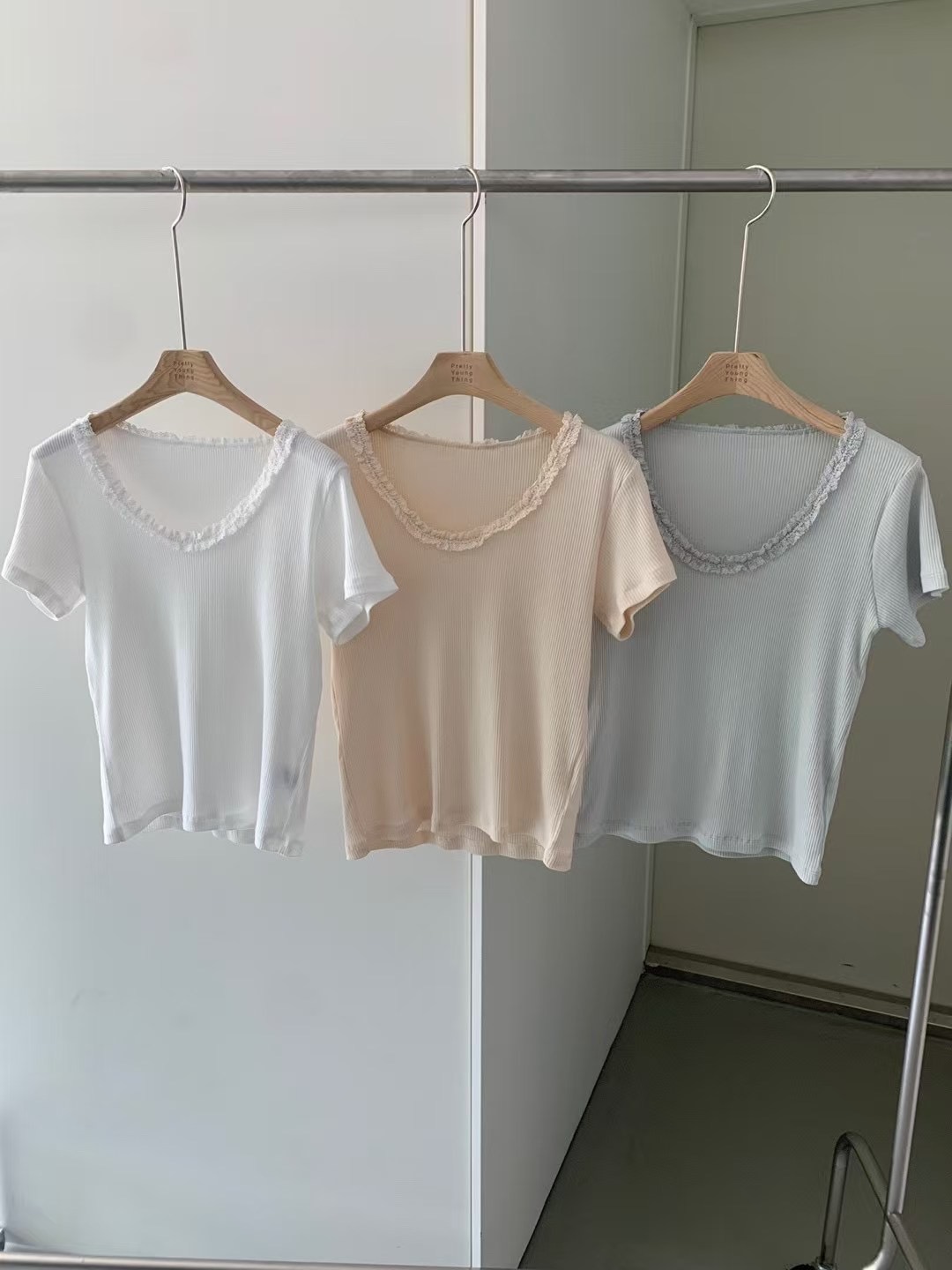 PYT-ot東大門㊣直郵女裝新品真品25春夏熱賣人氣推薦休閑T恤pretty young thingT恤