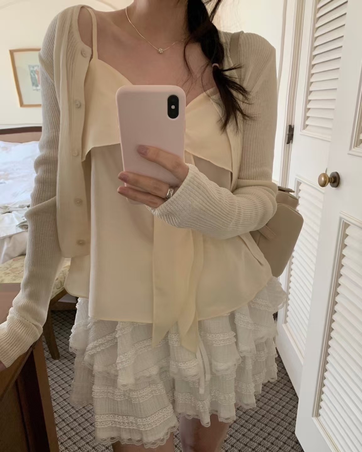 PYT-ot東大門㊣代購女士新品25春夏真品人氣職業熱賣吊帶背心pretty young thing吊帶/背心