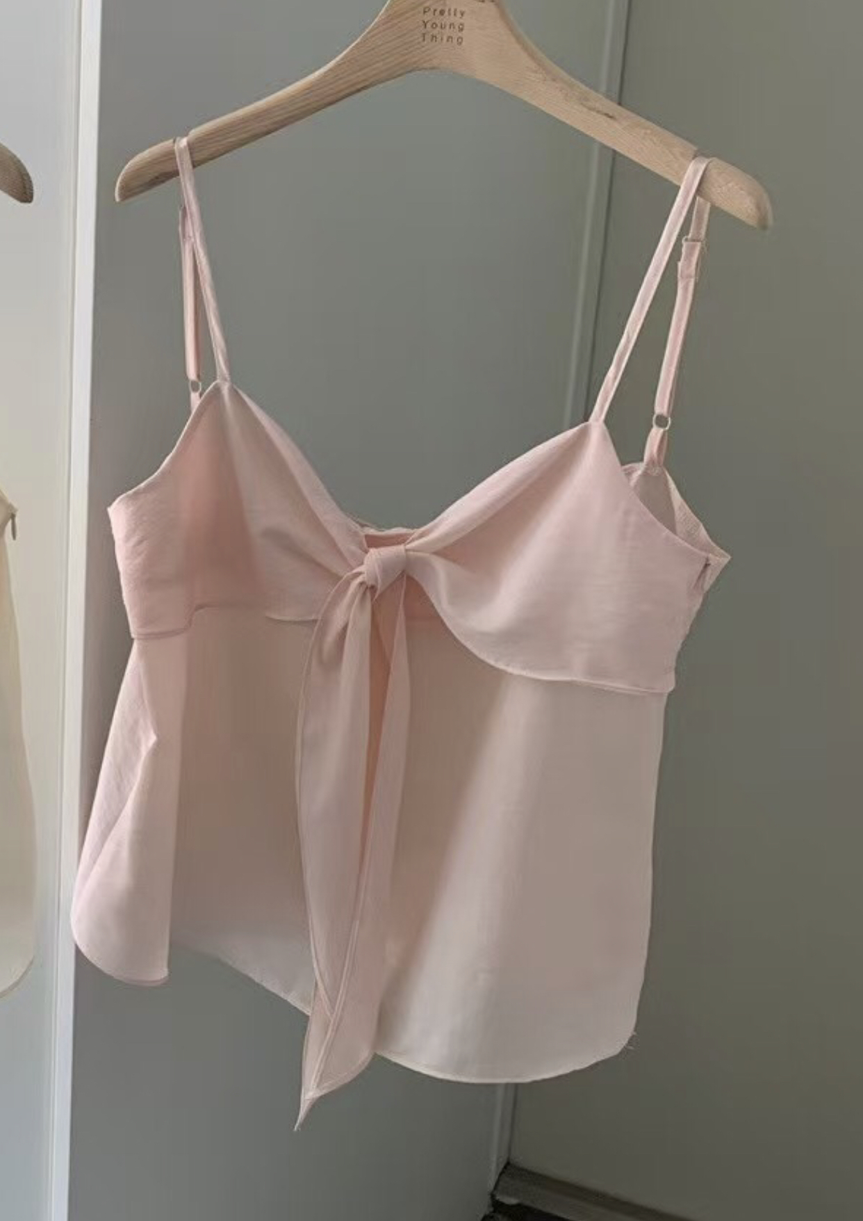 PYT-ot東大門㊣代購女士新品25春夏真品人氣職業熱賣吊帶背心pretty young thing吊帶/背心圖色2