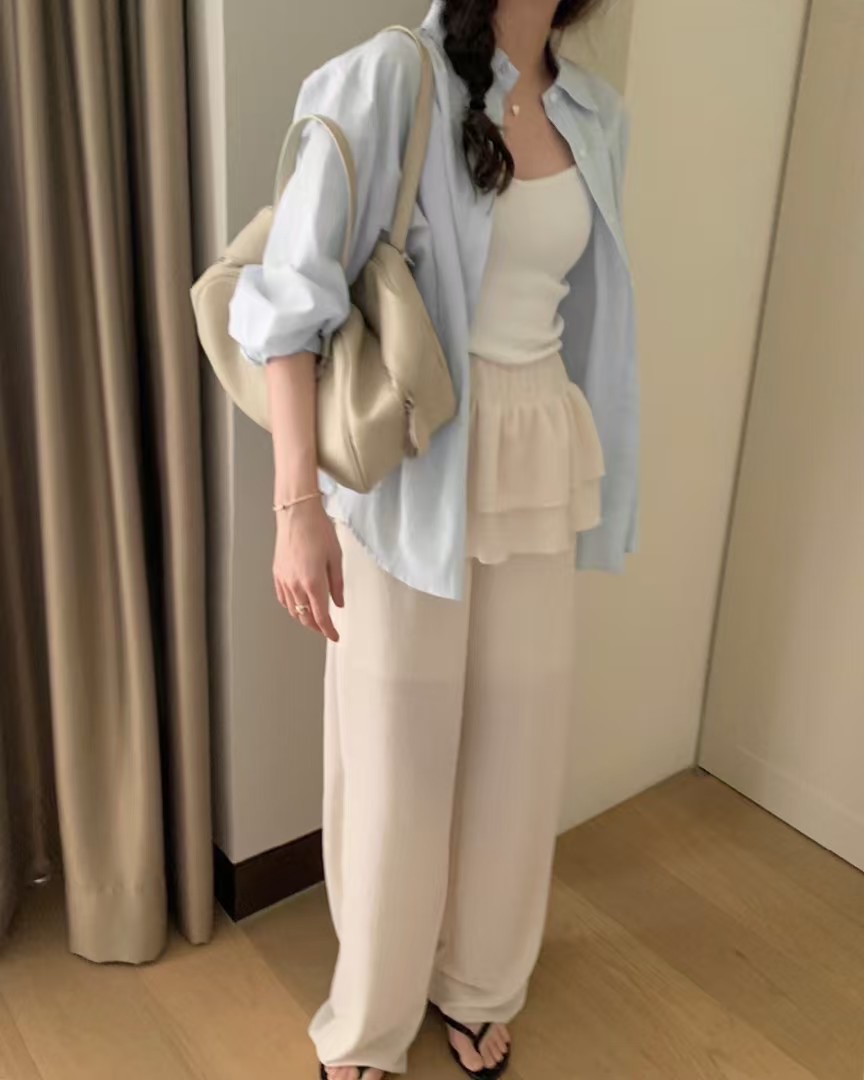 PYT-ot東大門㊣代購女士新品熱賣人氣25春夏休閑推薦時尚裙褲pretty young thing裙褲