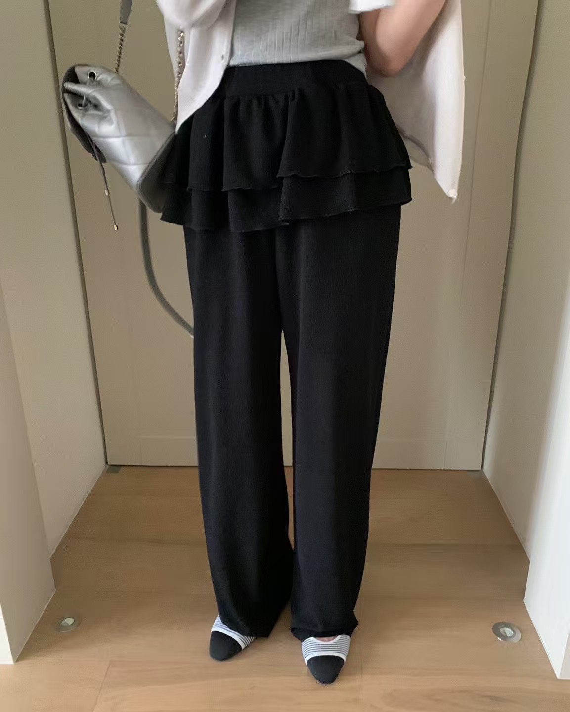 PYT-ot東大門㊣代購女士新品熱賣人氣25春夏休閑推薦時尚裙褲pretty young thing裙褲圖色3