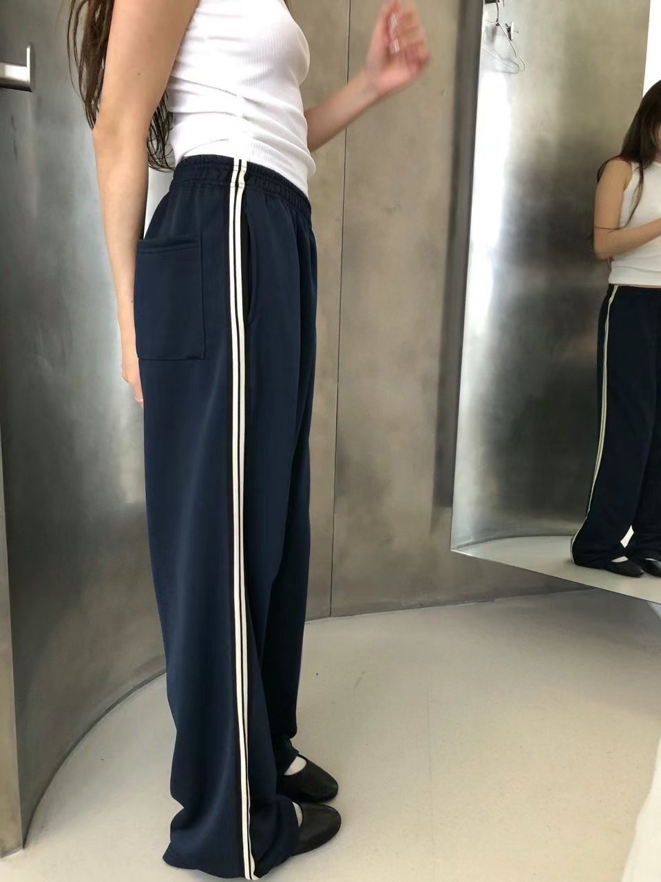 VIVID韓國代購㊣女士新品熱賣25春夏休閑真品時尚職業休閑褲VIVID休閑褲