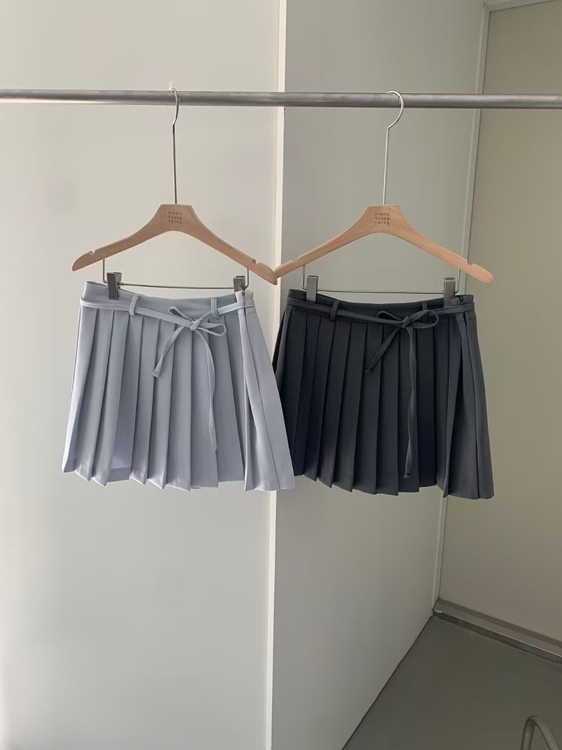 PYT-ot東大門㊣實拍女裝新品職業推薦熱賣真品時尚25春夏短裙pretty young thing短裙
