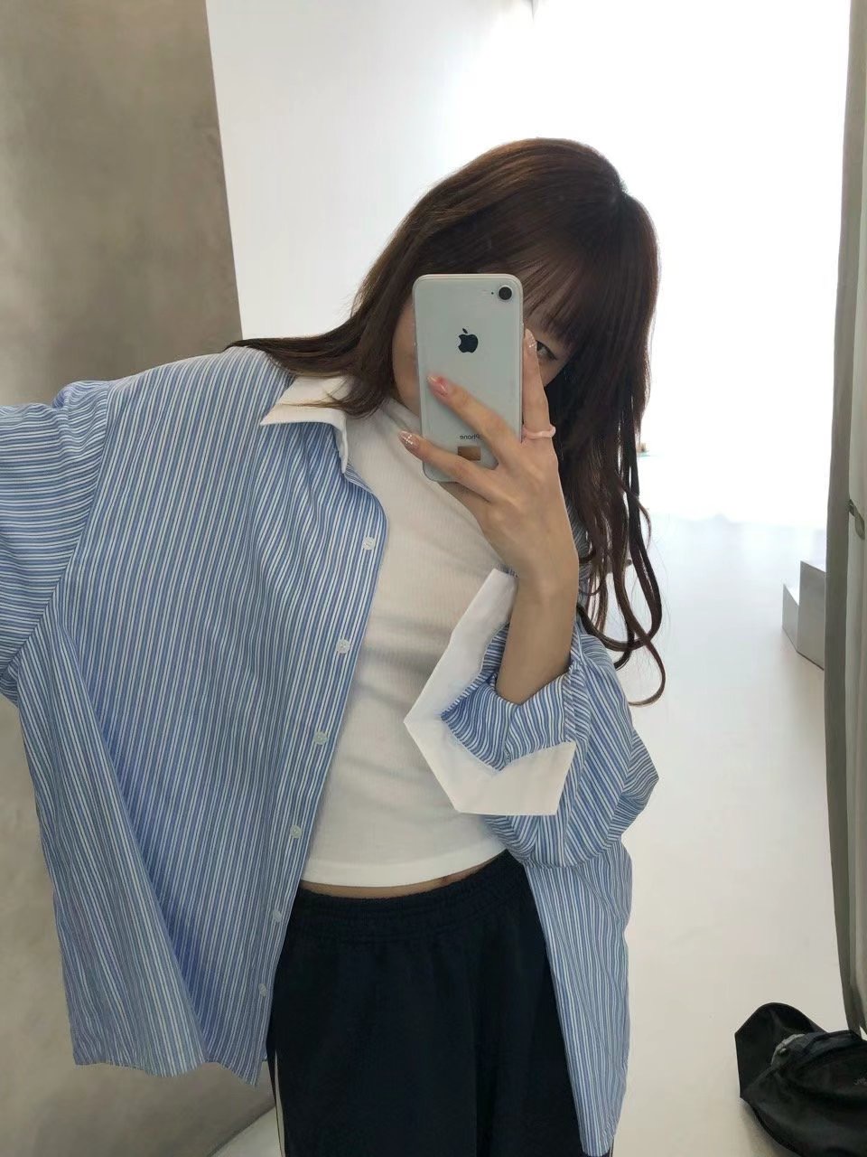 VIVID韓國直郵㊣女士新款人氣職業真品時尚熱賣25春夏襯衫蕾絲衫VIVID襯衫/蕾絲衫