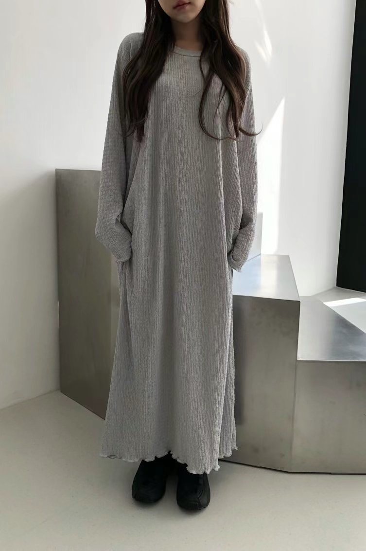 VIVID東大門㊣代購女裝新品時尚職業25春夏推薦真品連衣裙長款VIVID連衣裙圖色3