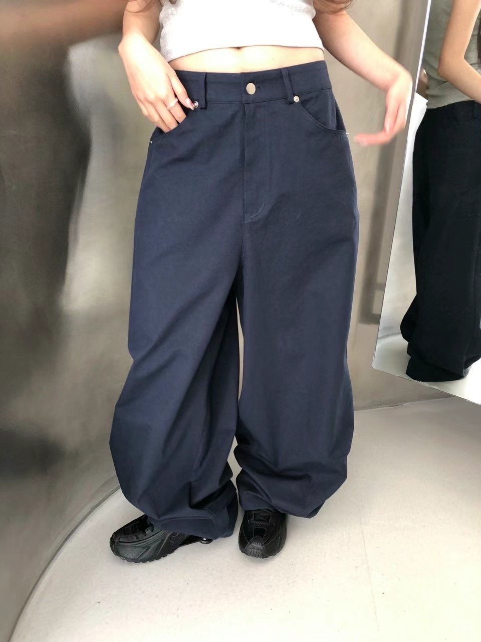 VIVID韓國代購㊣女裝新款熱賣人氣25春夏職業時尚推薦休閑褲VIVID休閑褲圖色3