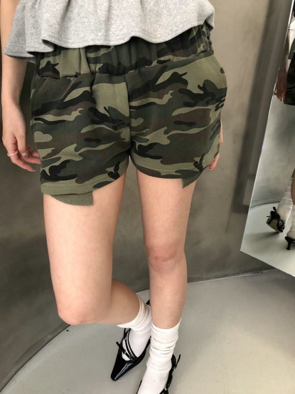 VIVID東大門㊣直郵女裝新品25春夏休閑職業真品人氣時尚短褲VIVID短褲圖色2
