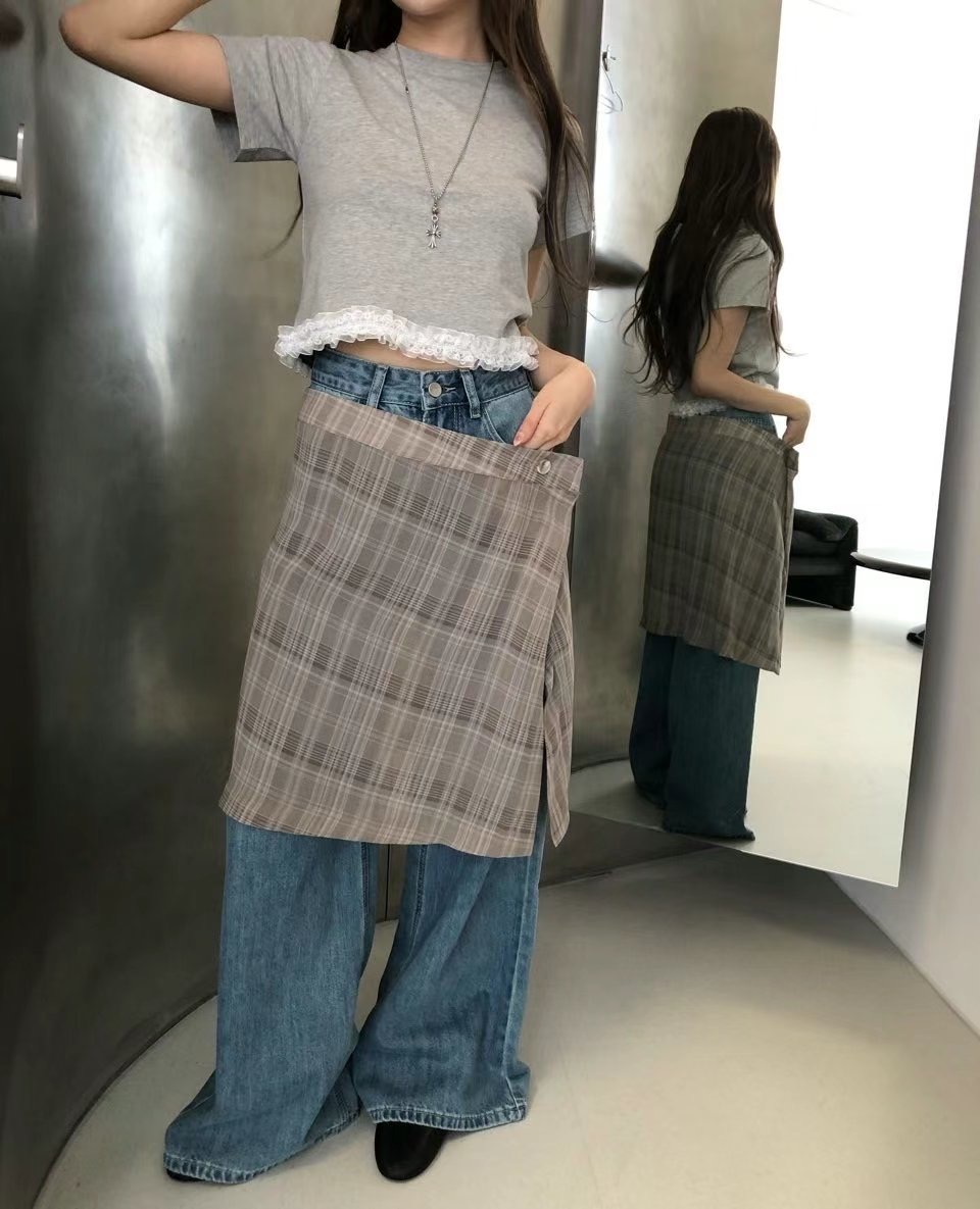 VIVID東大門㊣代購女士新款職業時尚熱賣25春夏半身裙中短裙VIVID半身裙/中短裙圖色2