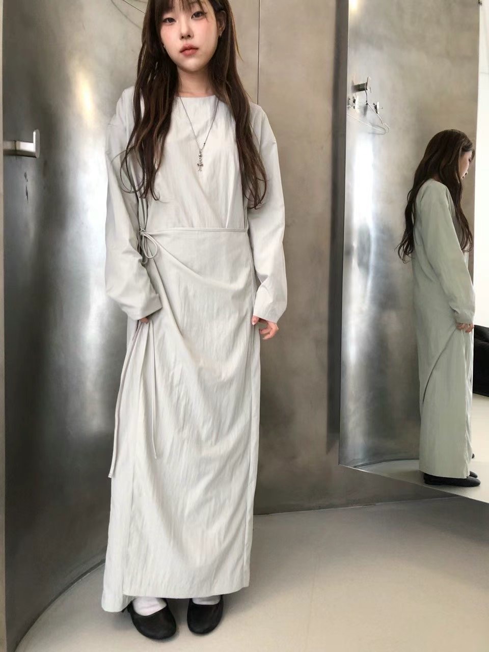 VIVID韓國代購㊣女裝新款熱賣25春夏時尚推薦人氣職業連衣裙VIVID連衣裙
