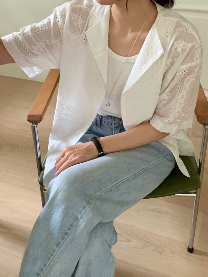 DOIT東大門㊣實拍女裝新品休閑真品推薦熱賣25春夏襯衫蕾絲衫DOIT襯衫/蕾絲衫