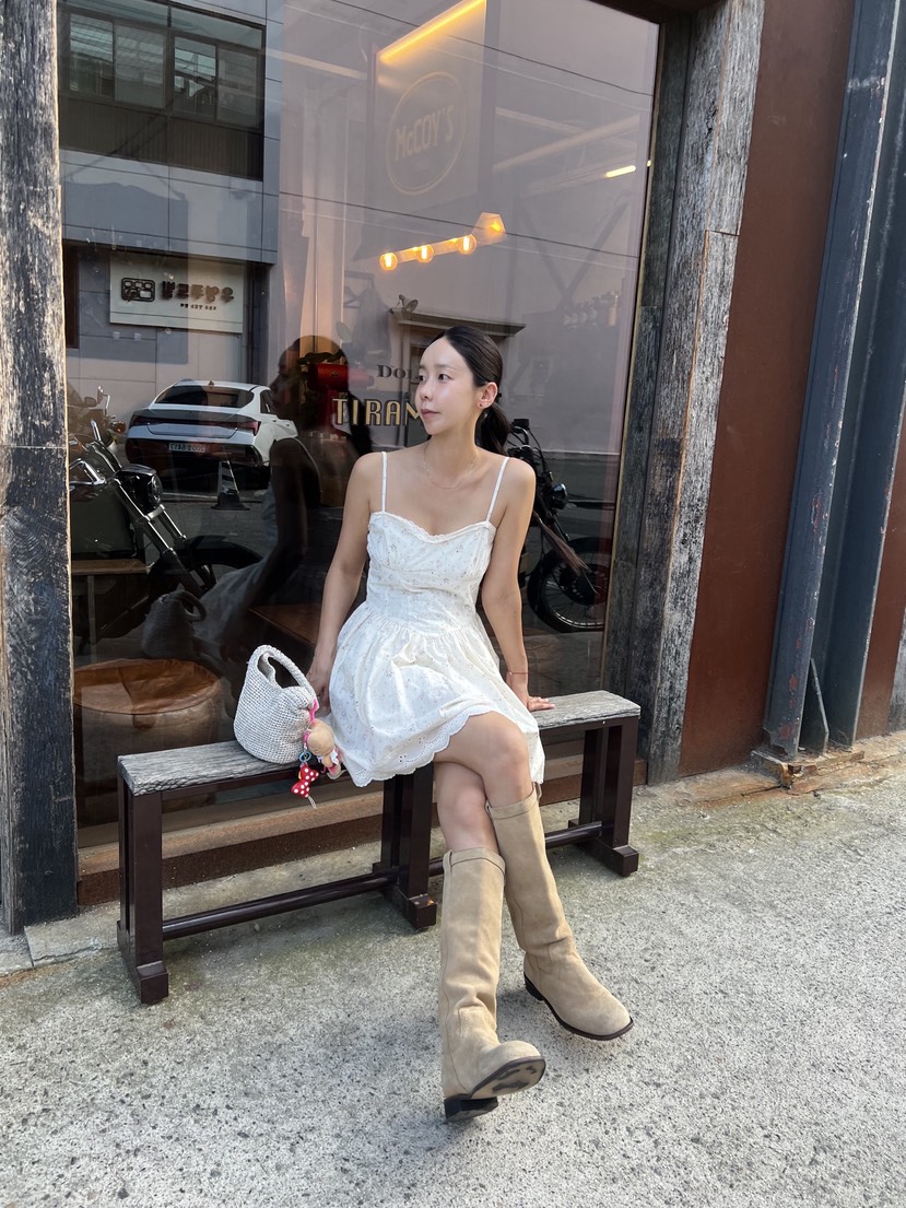 SUNDER MARKET韓國代購㊣女士新品人氣職業真品休閑連衣裙SUNDER MARKET連衣裙
