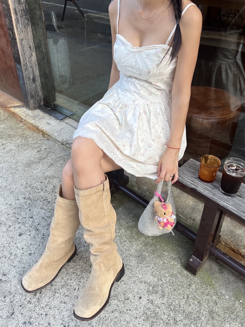 SUNDER MARKET韓國代購㊣女士新品人氣職業真品休閑連衣裙SUNDER MARKET連衣裙