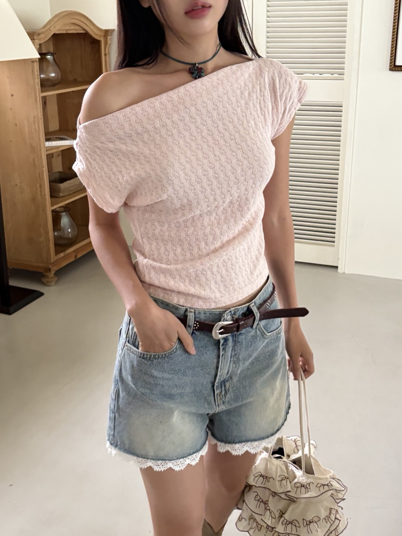SUNDER MARKET東大門㊣實拍女士新品時尚真品人氣熱賣職業T恤SUNDER MARKETT恤