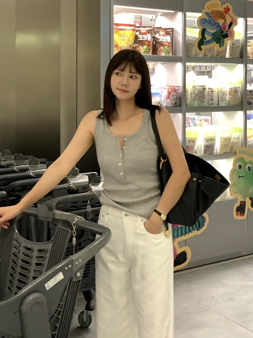 COURGETTE韓國代購㊣女裝新款真品人氣推薦時尚職業吊帶背心COURGETTE吊帶/背心