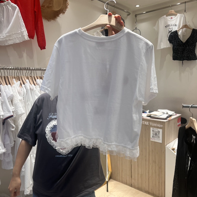 UNDERSTAR_VINTAGE東大門㊣代購女士新款推薦職業休閑T恤兔子UNDERSTAR_VINTAGET恤