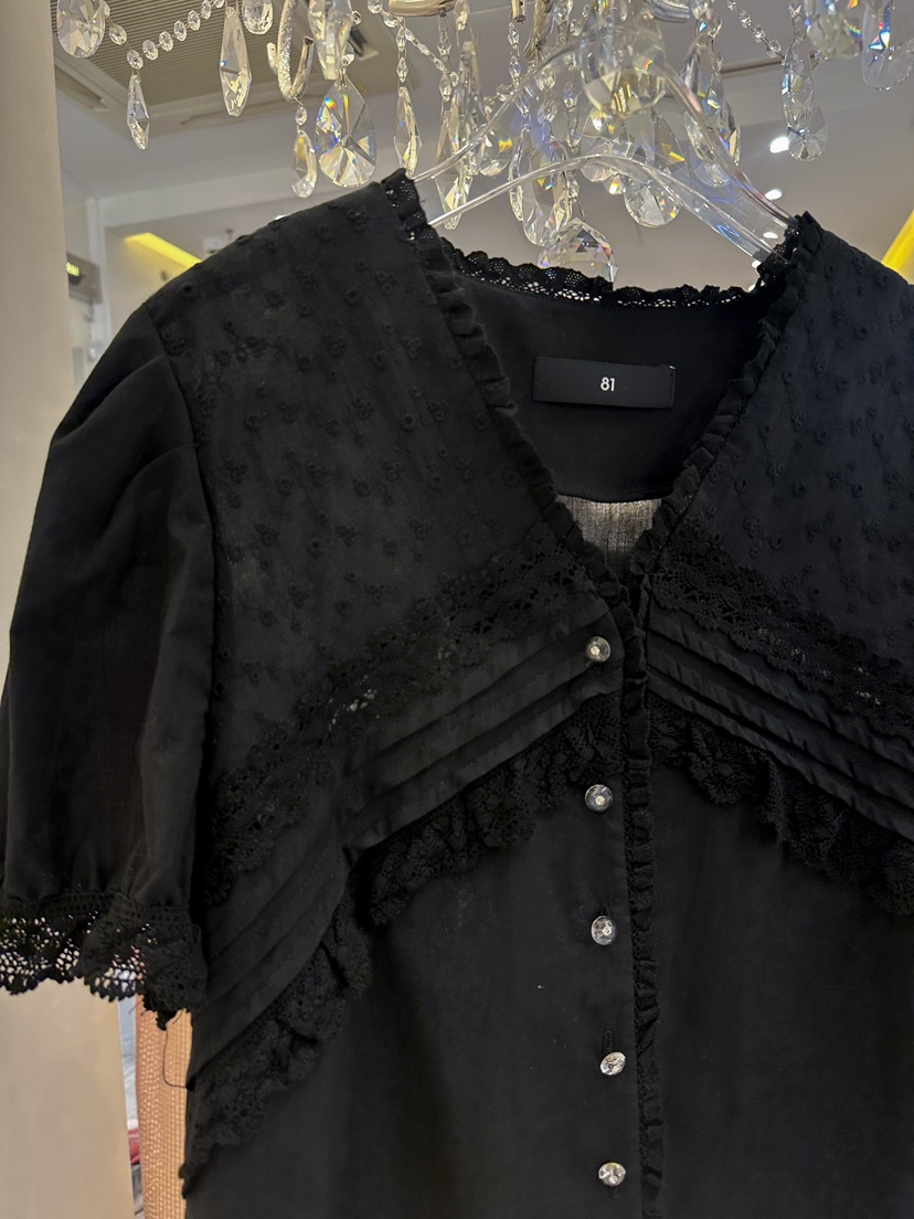 81 MARKET-L韓國直郵㊣女裝新品熱賣推薦人氣真品襯衫蕾絲衫81 MARKET-L襯衫/蕾絲衫