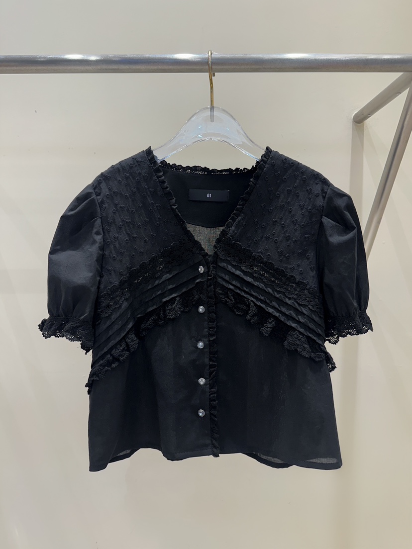 81 MARKET-L韓國直郵㊣女裝新品熱賣推薦人氣真品襯衫蕾絲衫81 MARKET-L襯衫/蕾絲衫圖色2
