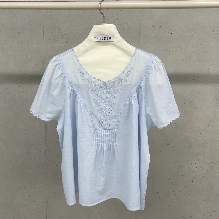 HELDER-P韓國代購㊣女士新品推薦熱賣真品職業襯衫蕾絲衫刺繡HELDER襯衫/蕾絲衫