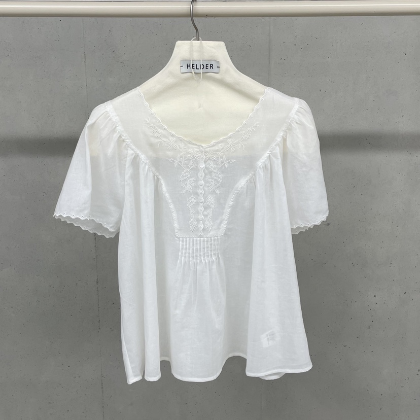 HELDER-P韓國代購㊣女士新品推薦熱賣真品職業襯衫蕾絲衫刺繡HELDER襯衫/蕾絲衫圖色2