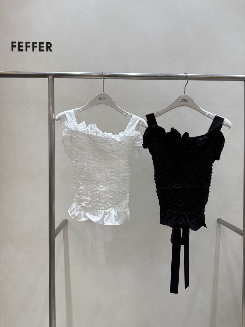 FEFFER東大門㊣實拍女裝新款人氣職業推薦真品時尚吊帶背心FEFFER吊帶/背心