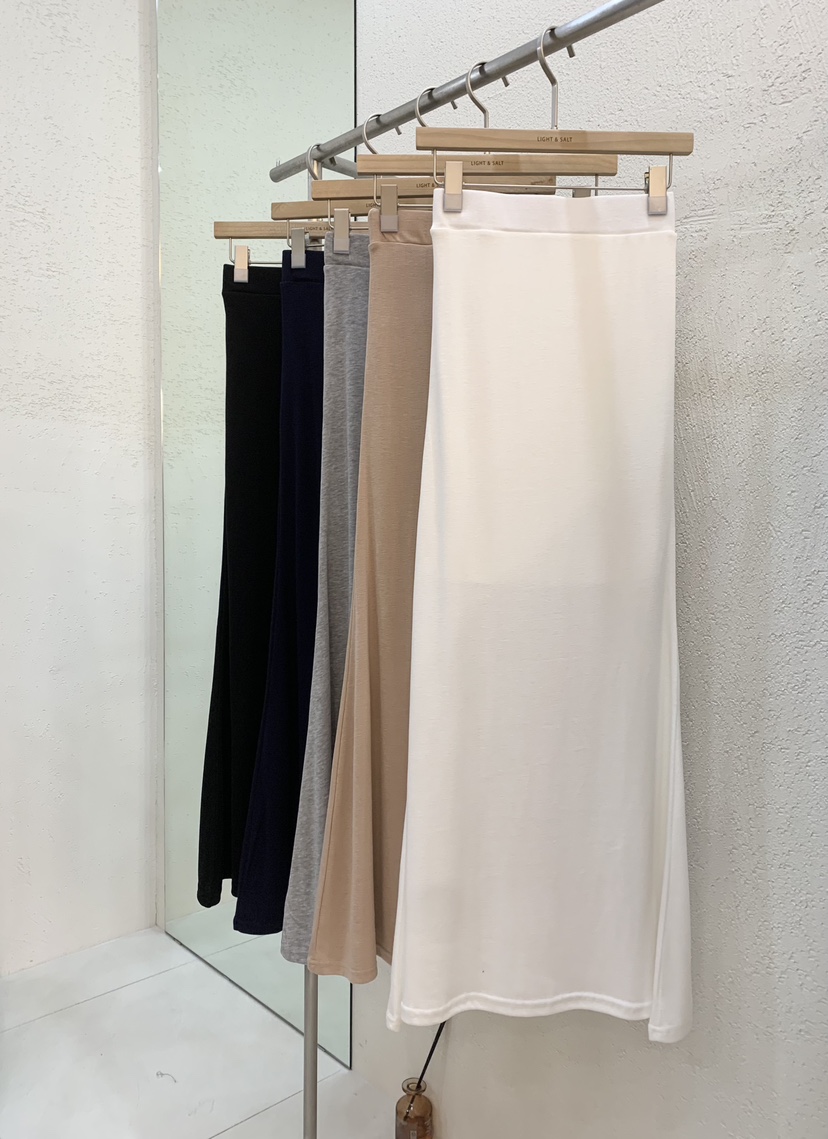 LIGHT AND SALT東大門㊣直郵女士新款休閑25春夏長裙奶油色LIGHT AND SALT長裙