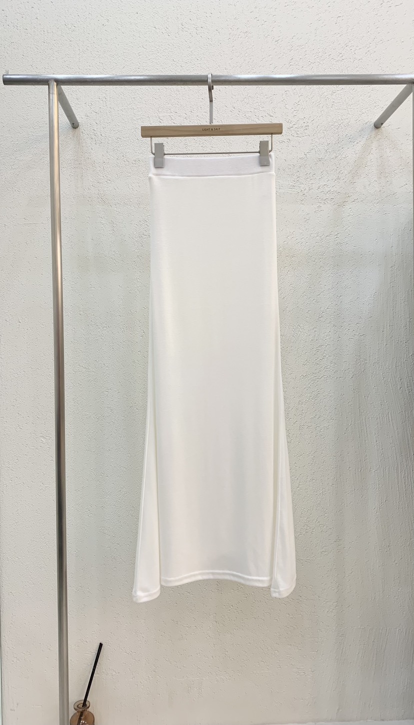 LIGHT AND SALT東大門㊣直郵女士新款休閑25春夏長裙奶油色LIGHT AND SALT長裙圖色1