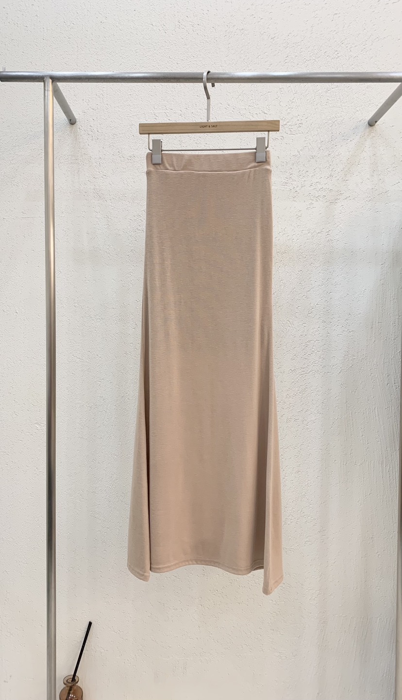 LIGHT AND SALT東大門㊣直郵女士新款休閑25春夏長裙奶油色LIGHT AND SALT長裙圖色2