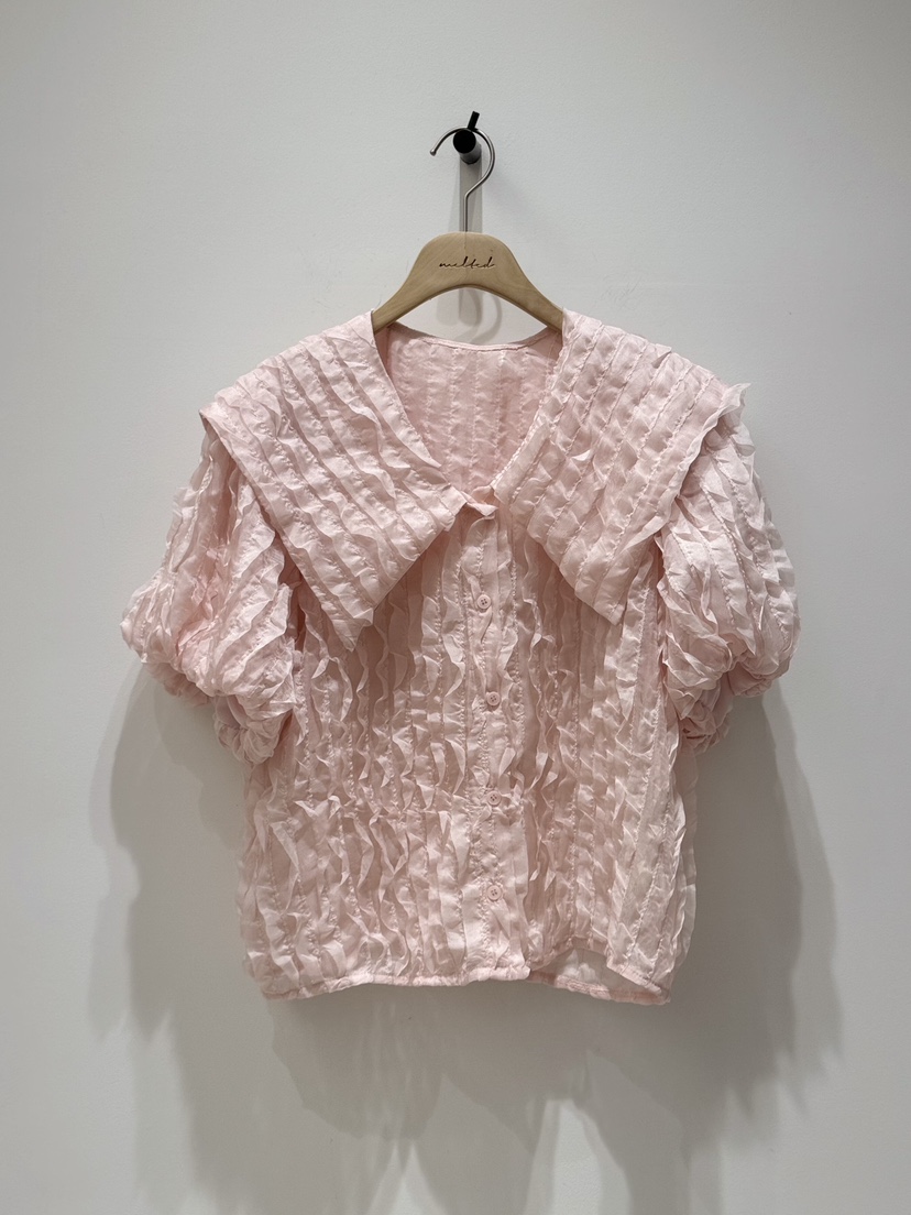 MELTED-P東大門㊣代購女裝新款人氣熱賣職業25春夏襯衫蕾絲衫MELTED-P襯衫/蕾絲衫