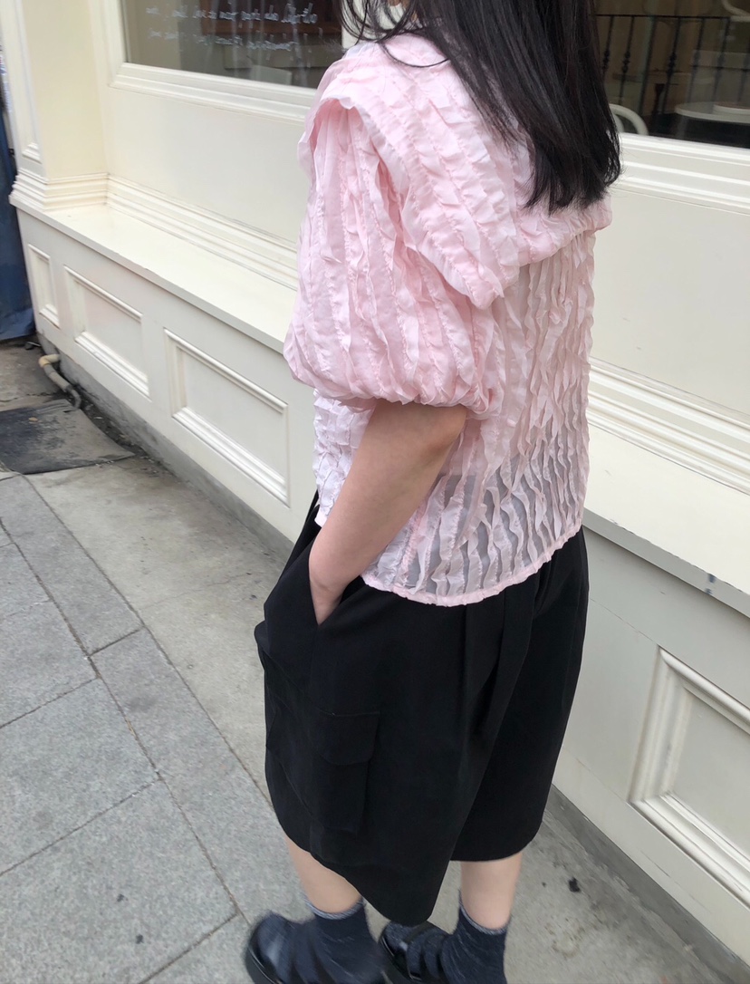 MELTED-P東大門㊣代購女裝新款人氣熱賣職業25春夏襯衫蕾絲衫MELTED-P襯衫/蕾絲衫