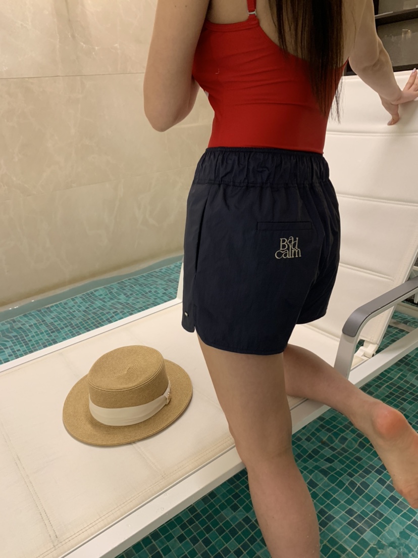BADCALM韓國直郵㊣女裝新品時尚休閑真品25春夏職業推薦短褲BADCALM短褲