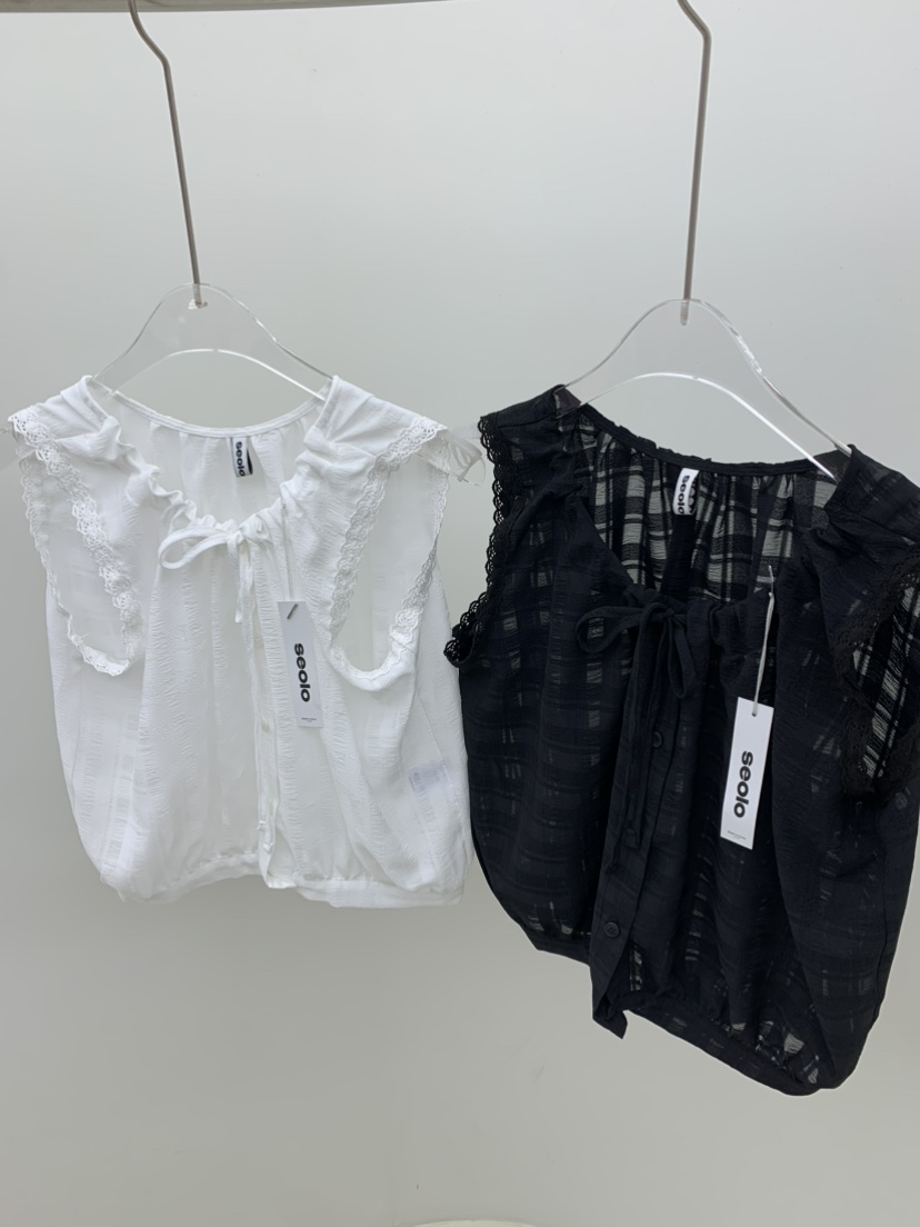 SEOLO東大門㊣直郵女士新品真品時尚休閑職業推薦25春夏吊帶背心Seolo seoul吊帶/背心