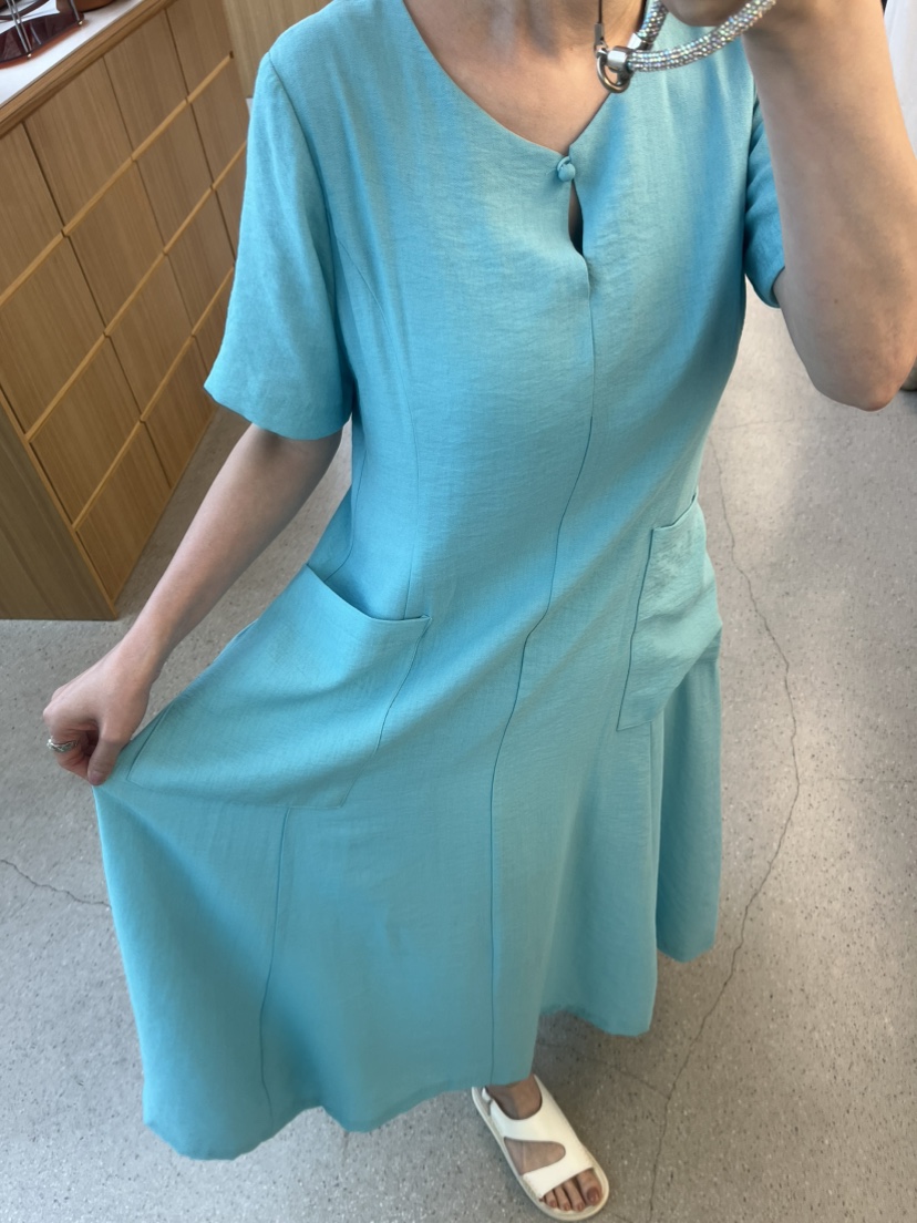 JUJU東大門㊣實拍女裝新款推薦人氣時尚25春夏真品連衣裙口袋JUJU連衣裙